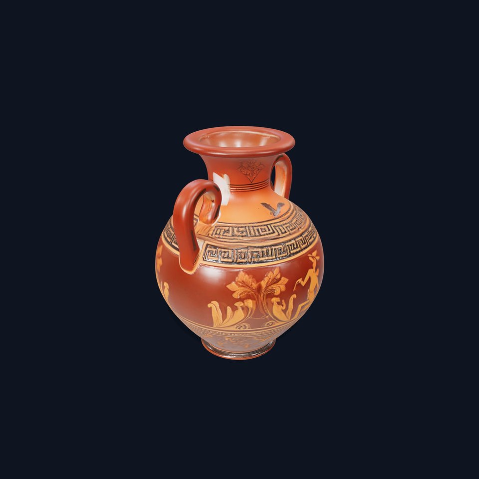 Greek Amphora Terra Cotta model pack